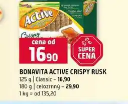 Terno BONAVITA ACTIVE CRISPY RUSK 125 g Classic 180 g celozrnný nabídka