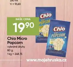 Hruška Chio Micro Popcorn vybrané druhy nabídka