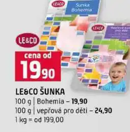 Terno LESCO ŠUNKA 100 g Bohemia 100 g vepřová pro děti nabídka