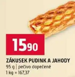 Terno ZÁKUSEK PUDINK A JAHODY 95 g pečivo dopečené nabídka