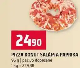 Terno PIZZA DONUT SALAM A PAPRIKA 96 g pečivo dopečené nabídka