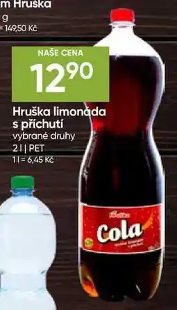 Hruška Hruška limonáda s příchutí vybrané druhy nabídka