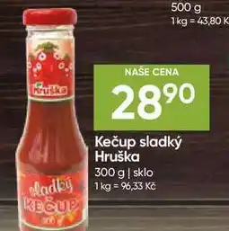 Hruška Hruška Kečup sladký 300 g sklo nabídka