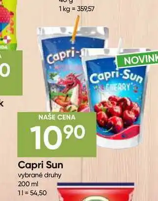 Hruška Capri Sun vybrané druhy nabídka