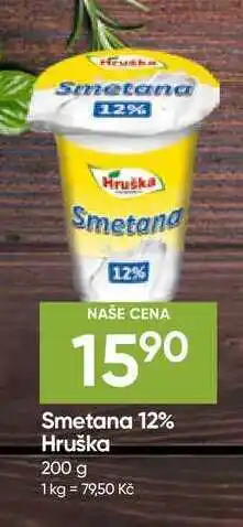 Hruška Hruška Smetana 12% nabídka