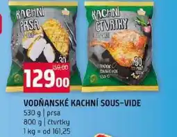 Terno VODŇANSKÉ KACHNÍ SOUS-VIDE 530 g prsa 800 g čtvrtky nabídka