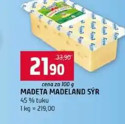 Terno MADETA MADELAND SÝR 45% tuku nabídka