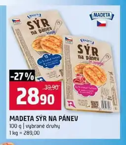 Terno MADETA SÝR NA PÁNEV 100 g vybrané druhy nabídka