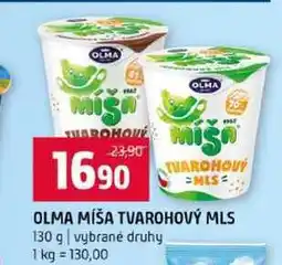 Terno OLMA MÍŠA TVAROHOVÝ MLS 130 g vybrané druhy nabídka