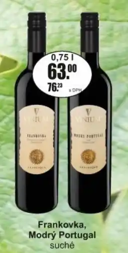 Adam Frankovka, Modrý Portugal suché nabídka