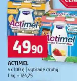 Terno Actimel 4x 100 g vybrané druhy nabídka