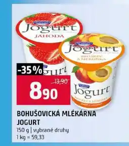 Terno BOHUŠOVICKÁ MLÉKÁRNA JOGURT 150 g vybrané druhy nabídka