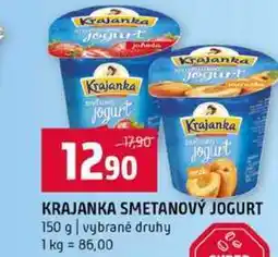 Terno KRAJANKA SMETANOVÝ JOGURT 150 g vybrané druhy nabídka