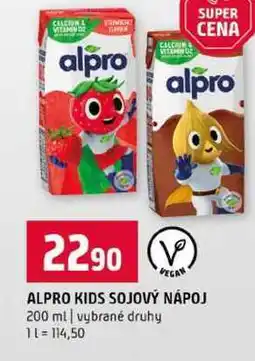 Terno ALPRO KIDS SOJOVÝ NÁPOJ 200 ml vybrané druhy nabídka