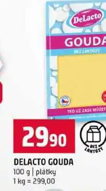 Terno DELACTO GOUDA 100 g plátky nabídka