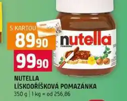 Terno NUTELLA LÍSKOOŘÍŠKOVÁ POMAZÁNKA nabídka
