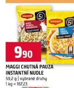 Terno MAGGI CHUTNÁ PAUZA INSTANTNÍ NUDLE 59,2 g vybrané druhy nabídka