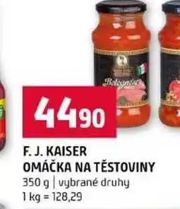 Terno F. J. KAISER OMÁČKA NA TĚSTOVINY 350 g vybrané druhy nabídka
