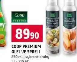 Terno COOP PREMIUM OLEJ VE SPREJI 250 ml vybrané druhy nabídka