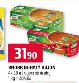 Terno KNORR BOHATÝ BUJÓN 4x 28 g vybrané druhy nabídka