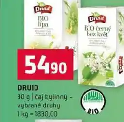 Terno DRUID 30 g čaj bylinný vybrané druhy nabídka