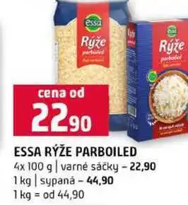 Terno ESSA RÝŽE PARBOILED 4x 100 g varné sáčky 1 kg sypaná ) nabídka