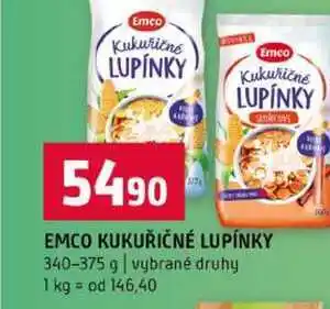 Terno EMCO KUKUŘIČNÉ LUPÍNKY 340-375 g vybrané druhy nabídka