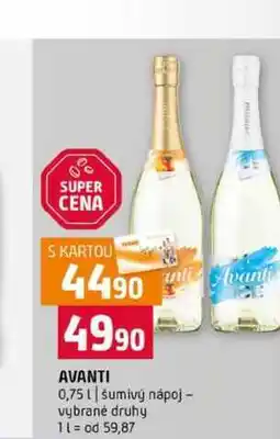 Terno AVANTI 0,75l šumivý nápoj vybrané druhy nabídka