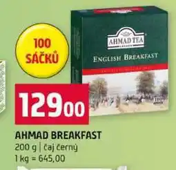Terno AHMAD BREAKFAST 200 g čaj černý nabídka