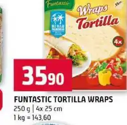 Terno FUNTASTIC TORTILLA WRAPS 250 g 4x 25 cm nabídka
