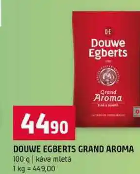 Terno DOUWE EGBERTS GRAND AROMA 100 g káva mletá nabídka