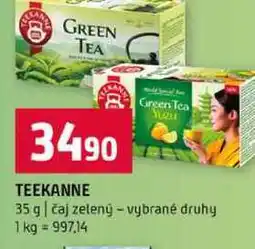 Terno TEEKANNE 35 g čaj zelený vybrané druhy nabídka