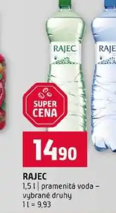 Terno RAJEC 1,5l pramenitá voda vybrané druhy nabídka