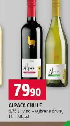 Terno ALPACA CHILLE 0,75l vino vybrané druhy nabídka