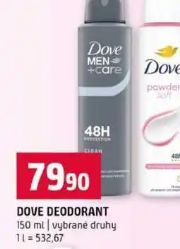 Terno DOVE DEODORANT 150 ml vybrané druhy nabídka