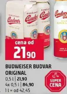 Terno BUDWEISER BUDVAR ORIGINAL 0,5l nabídka
