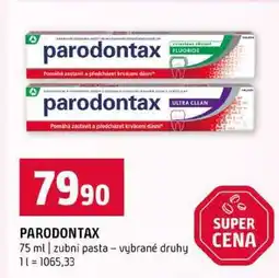 Terno PARODONTAX 75 ml zubní pasta vybrané druhy nabídka