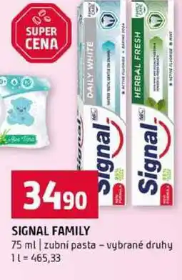 Terno SIGNAL FAMILY 75 ml zubní pasta vybrané druhy nabídka