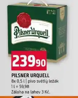 Terno PILSNER URQUELL 8x 0,5l pivo světlý ležák nabídka