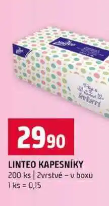 Terno LINTEO KAPESNÍKY 200 ks 2vrstvé v boxu nabídka