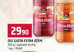 Terno DLE GUSTA EXTRA DŽEM 250 g vybrané druhy nabídka
