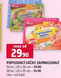 Terno POPISOVACÍ SÁČKY ZAMRAZOVACÍ 50 ks 20 x 30 cm 50 ks 25 x 35 cm nabídka