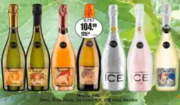 Adam Mucha sekt Demi, Brut, Rosé, De Luxe, ICE, ICE rosé, Nealko nabídka