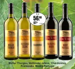 Adam Müller Thurgau, Veltlínské zelené, Chardonnay, Frankovka, Modrý Portugal nabídka