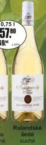 Adam Rulandské šedé suché nabídka