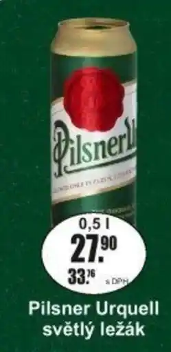 Adam Pilsner Urquell světlý ležák nabídka