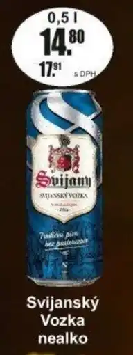 Adam Svijanský Vozka nealko nabídka