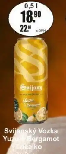 Adam Svijanský Vozka Yuzu Bergamot nabídka