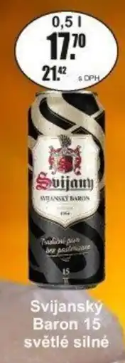 Adam Svijanský Baron 15 světlé silné nabídka