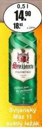 Adam Svijanský Máz 11 světlý ležák nabídka